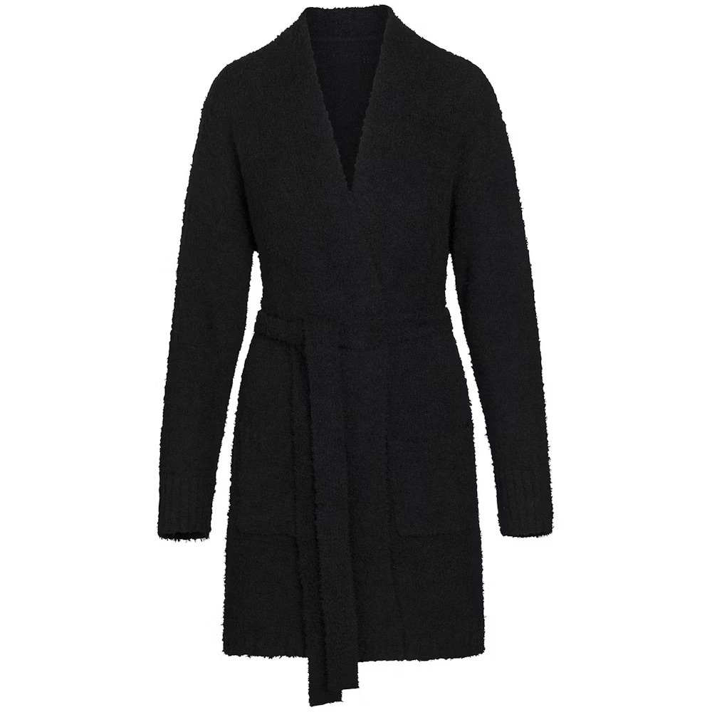 SKIMS Cozy Knit short robe in Onyx 🖤 worn once